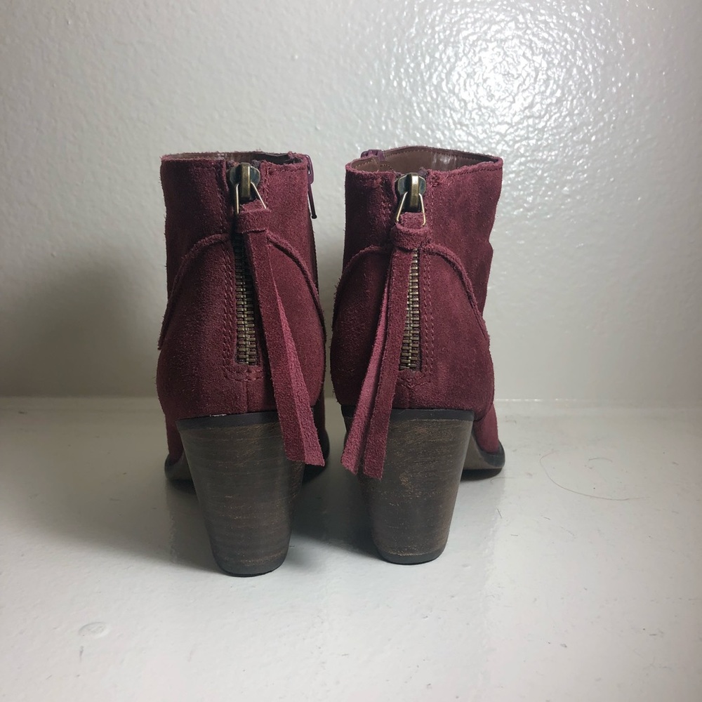 Steve Madden Maroon Booties - Picture 4 of 8